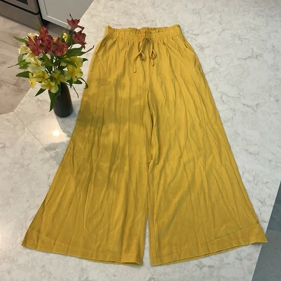 NWOT Palazzo Beach Pants with Pockets - Picture 5 of 5